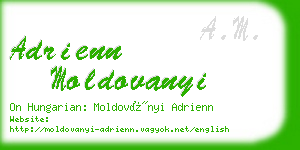 adrienn moldovanyi business card